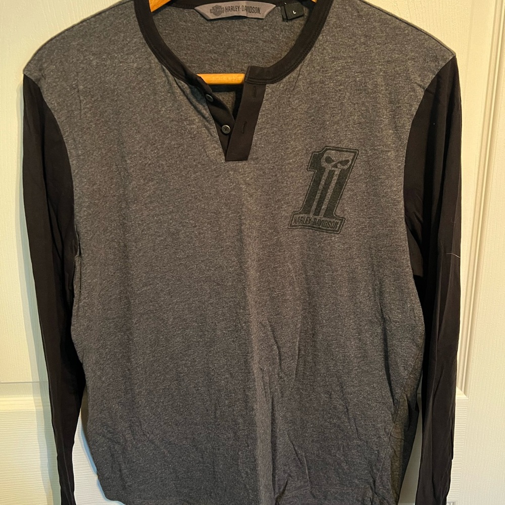 Harley Davidson Long sleeve Henley